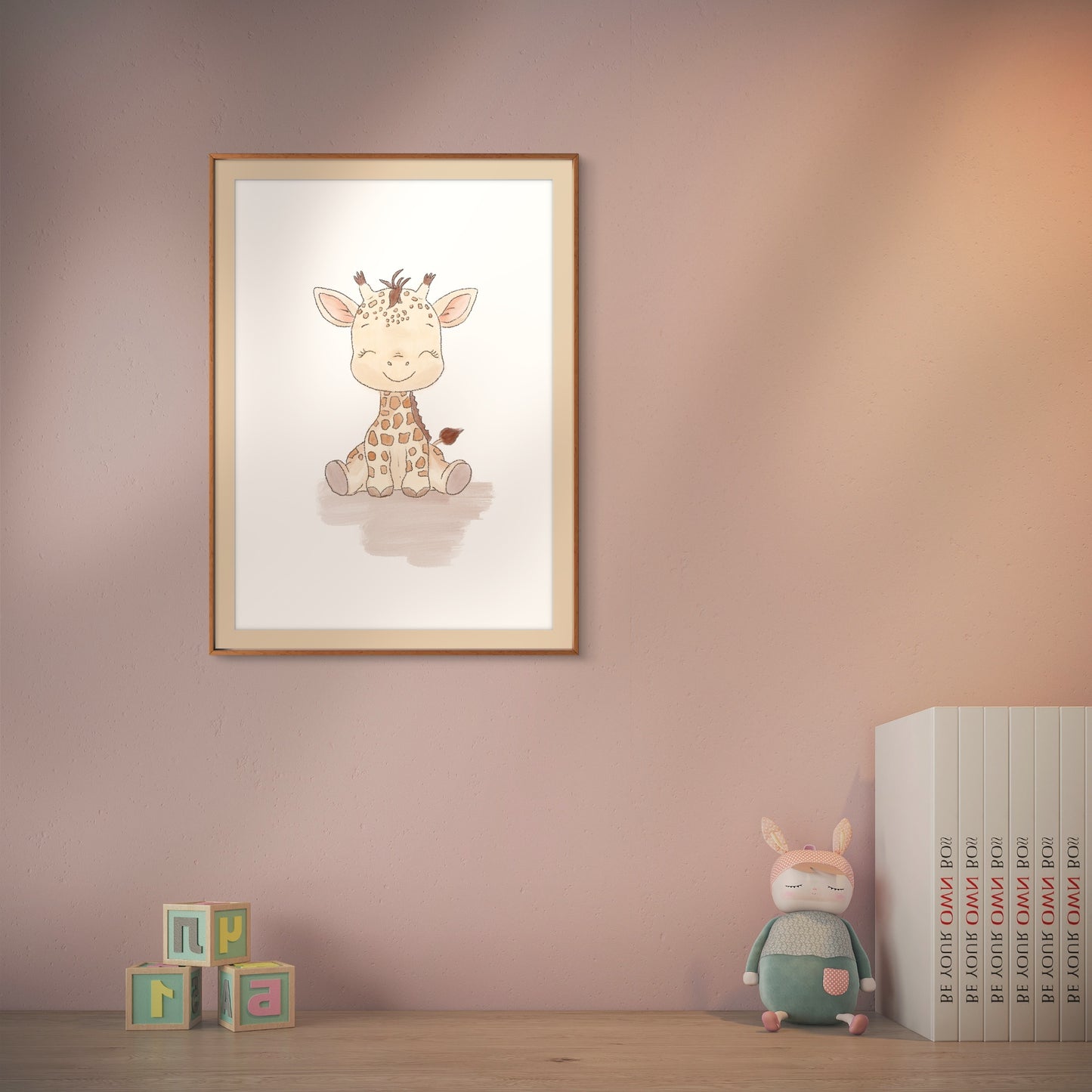 'Baby Giraffe' Print