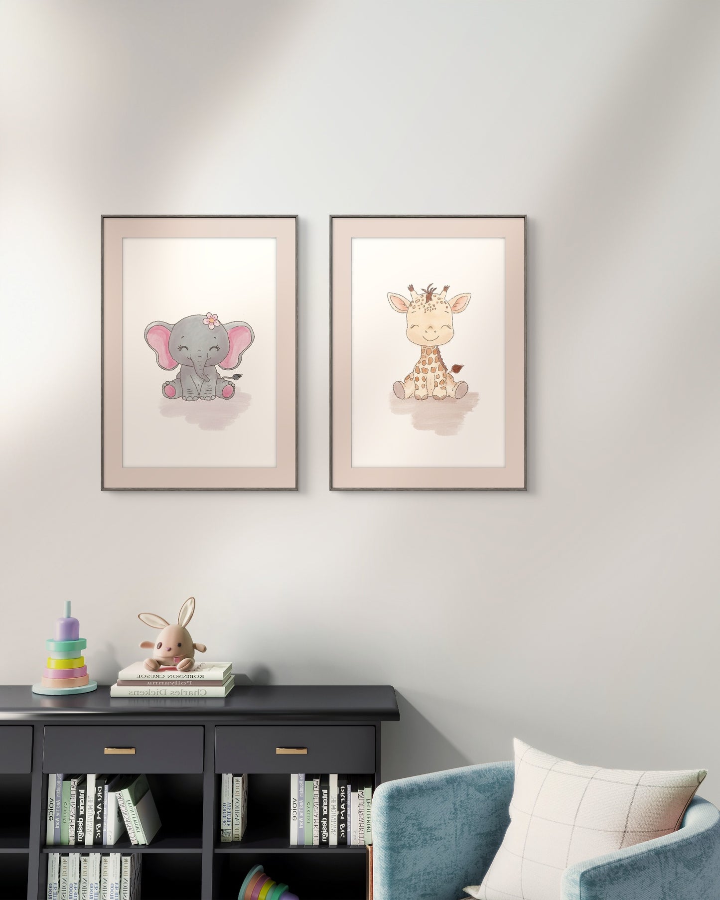 'Baby Giraffe' Print