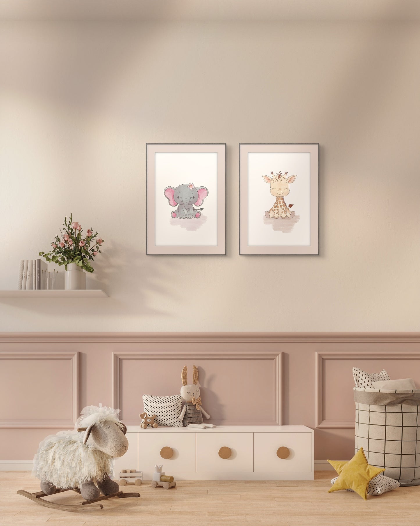 'Baby Giraffe' Print