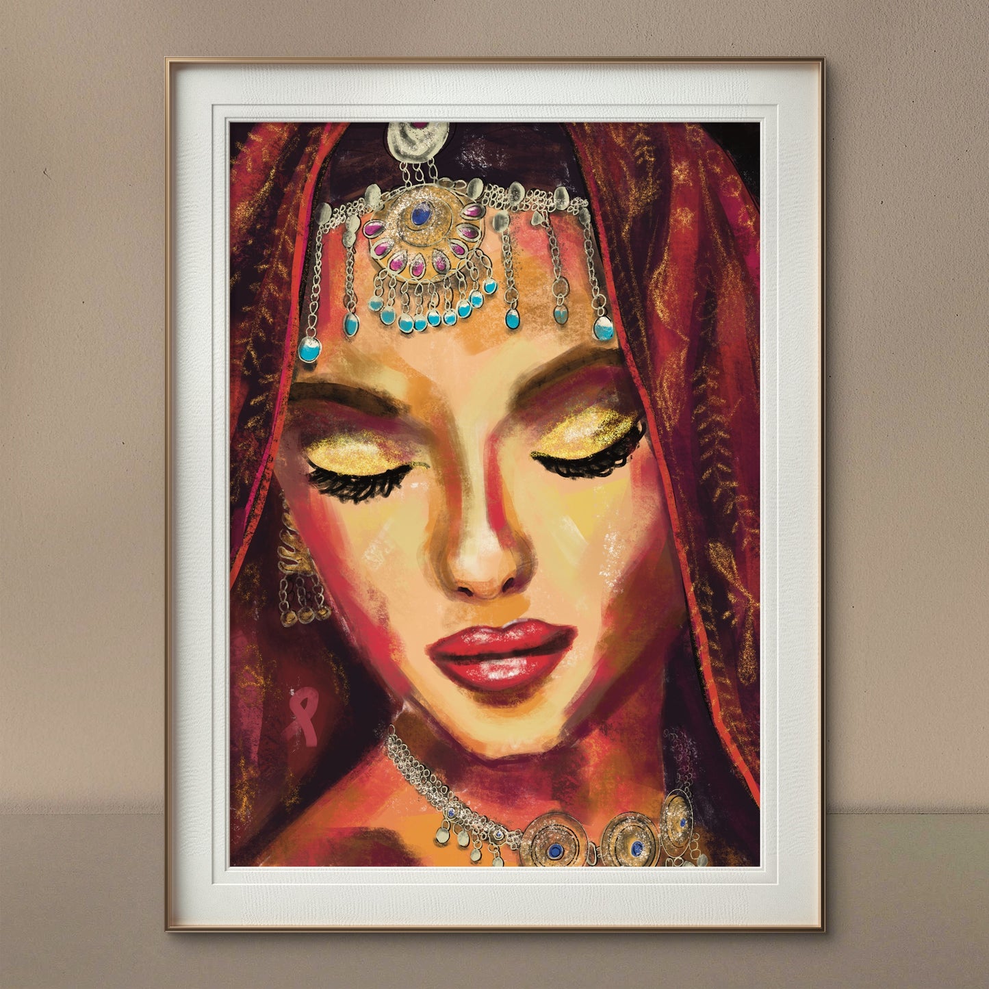 'Indian Princess' Print