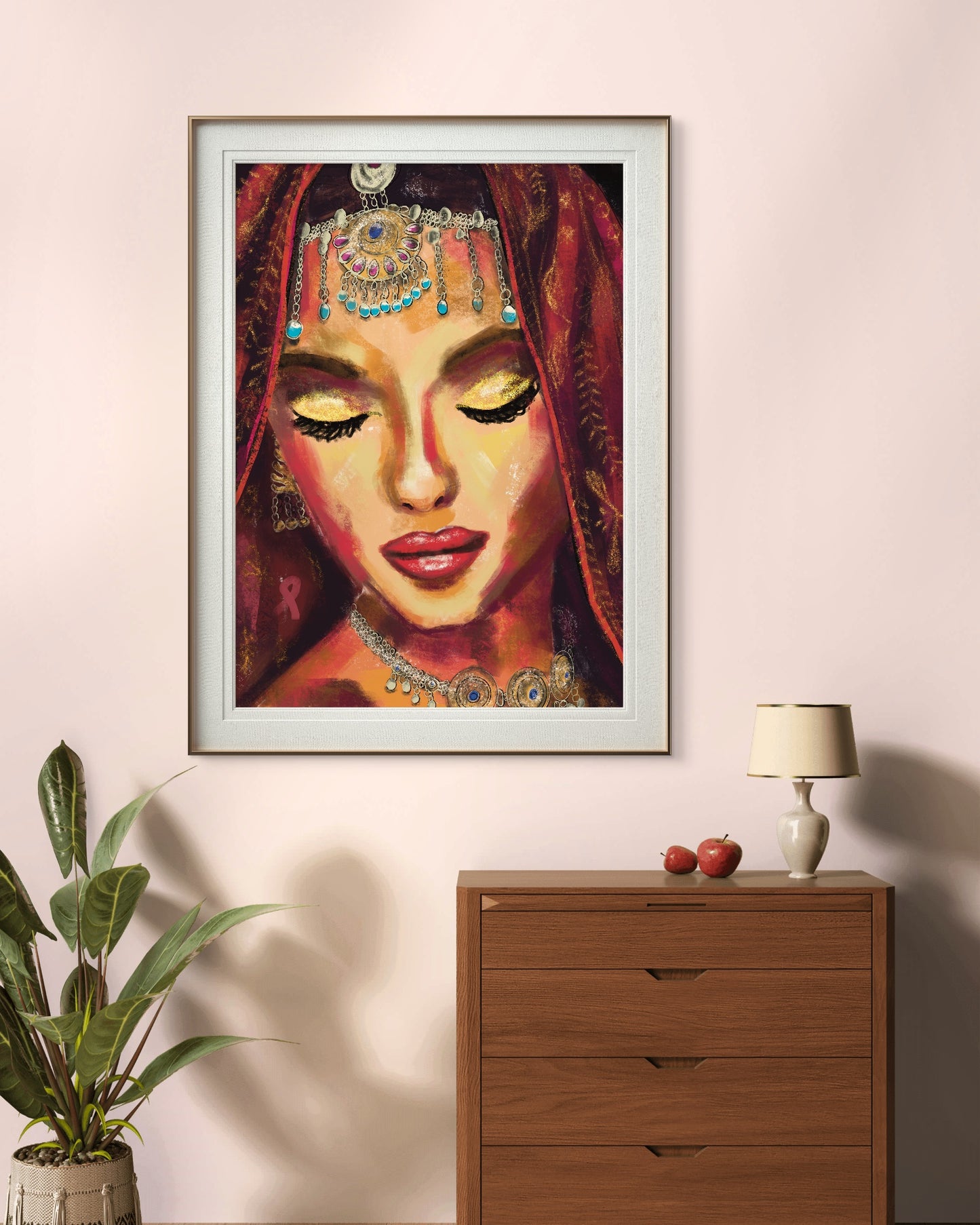 'Indian Princess' Print