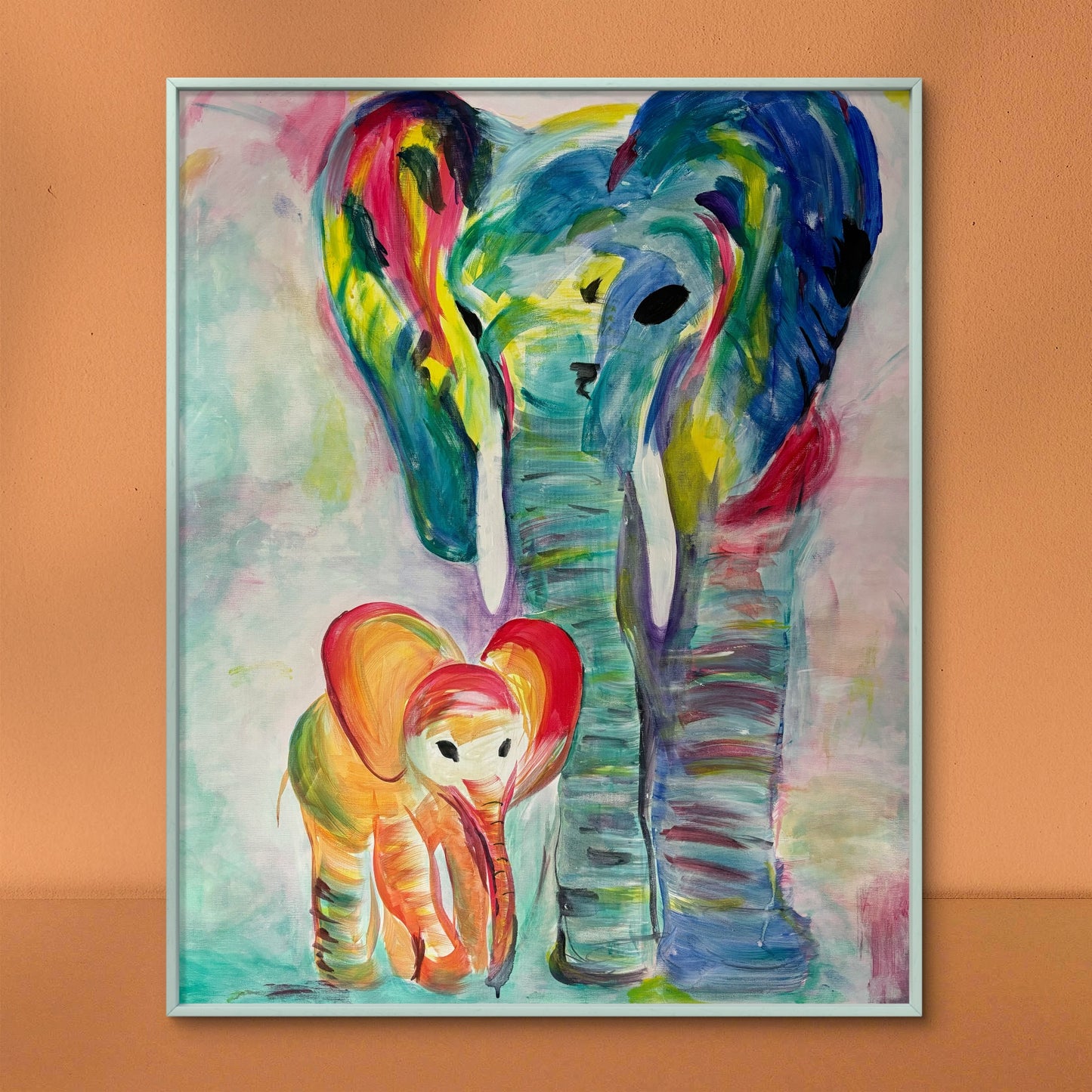'Elephant Family' Print