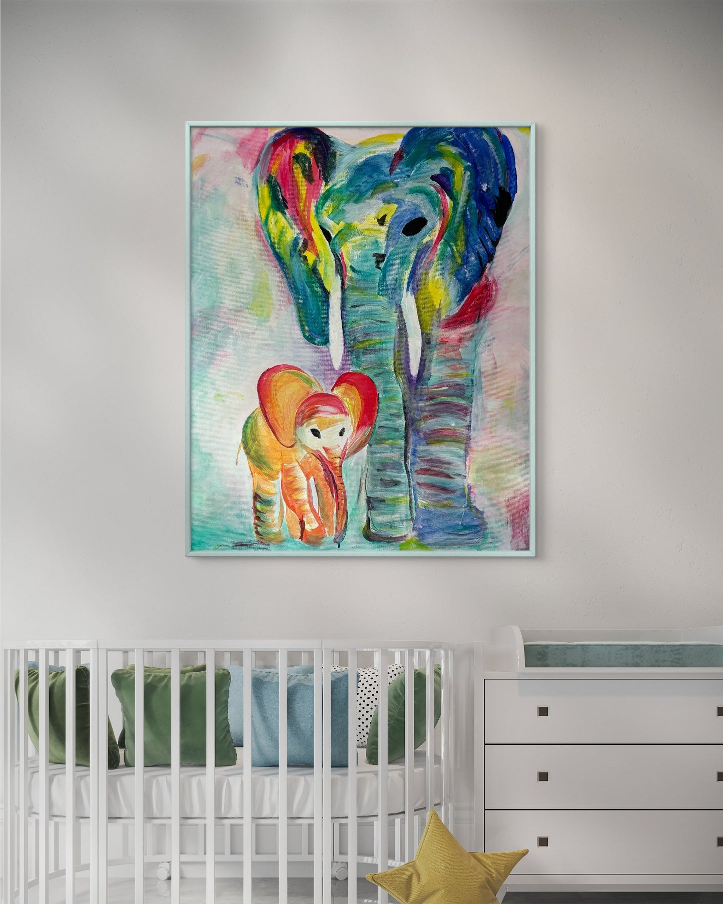 'Elephant Family' Print
