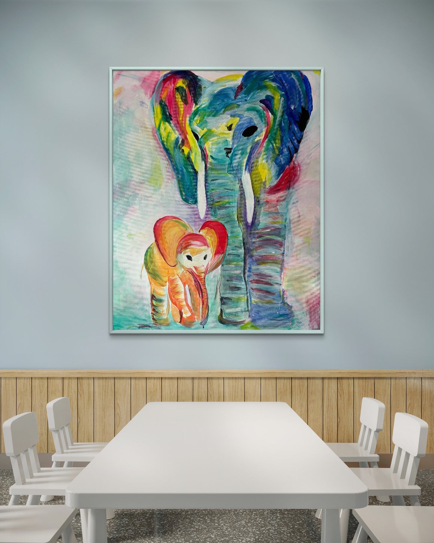 'Elephant Family' Print