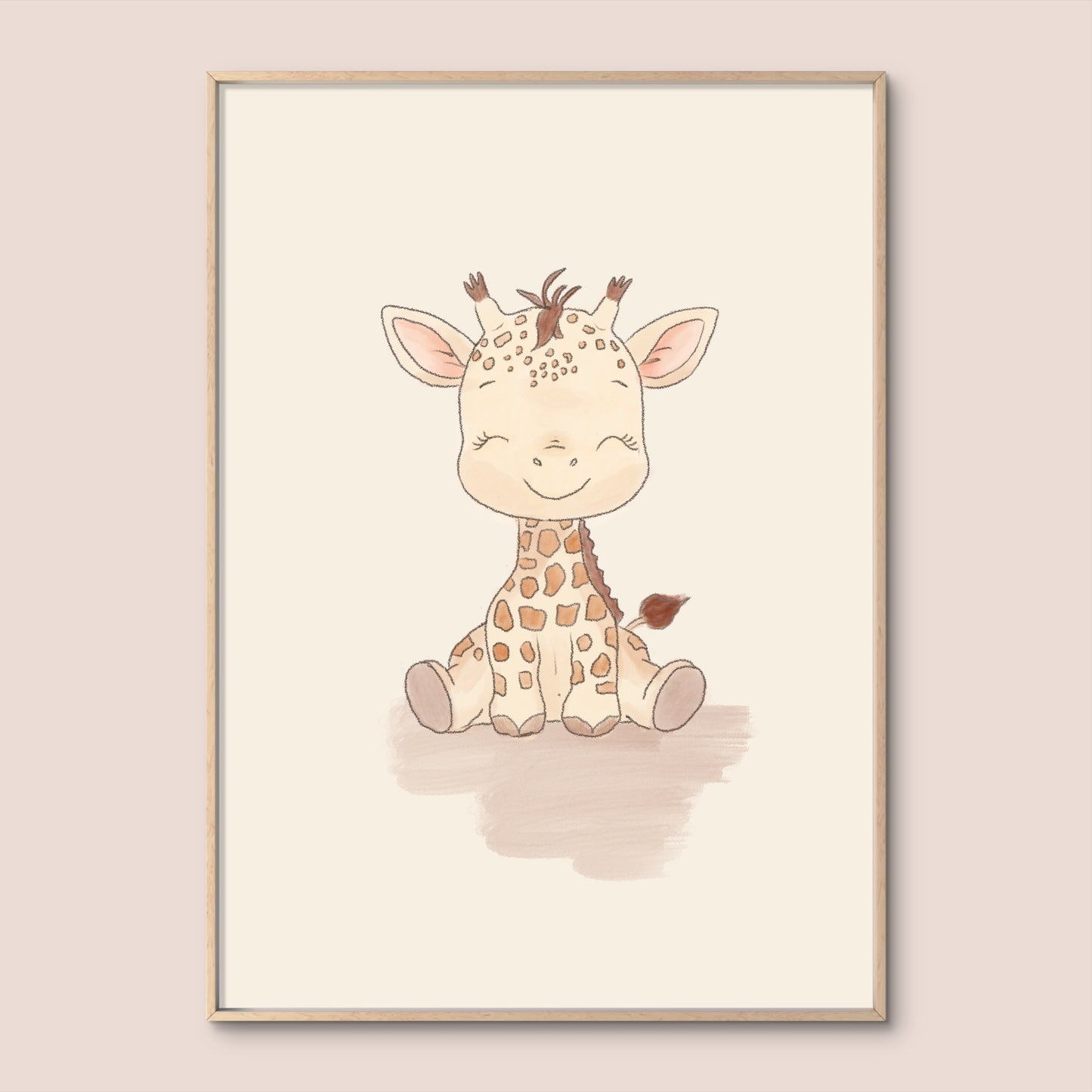'Baby Giraffe' Print