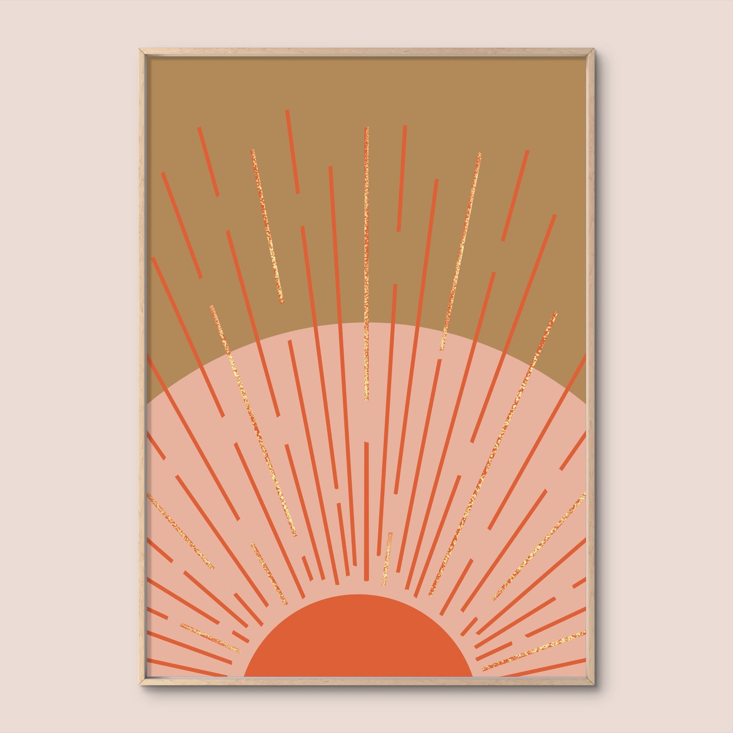'Sunrise. Boho Series 01' Print