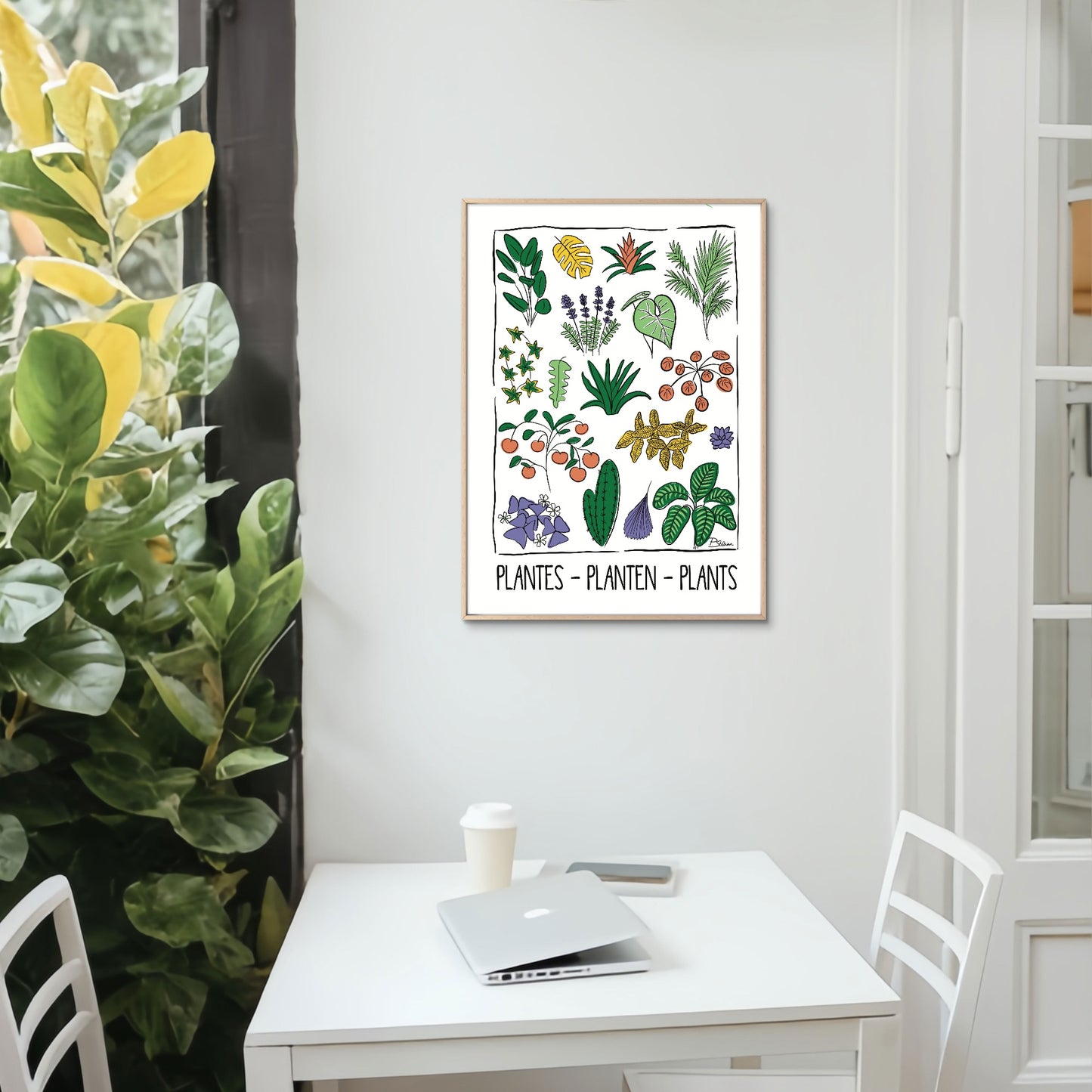 ‘Plantes - Planten - Plants’ Print