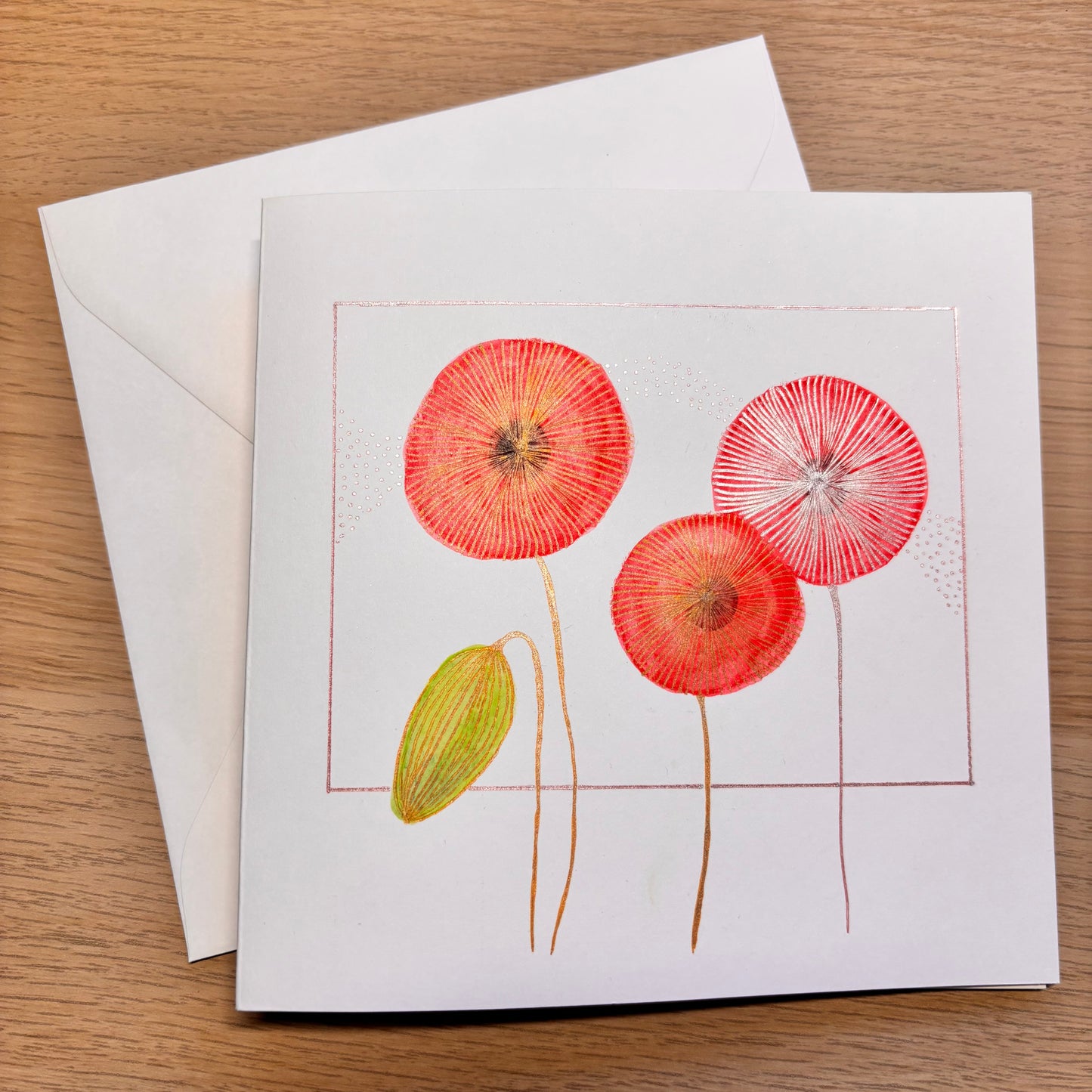 ‘Florals’ (4x) Folding Cards
