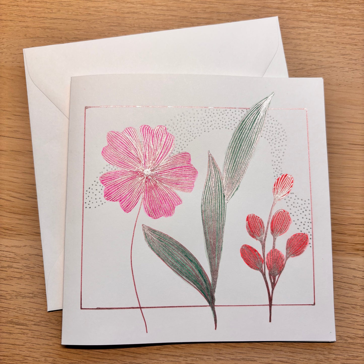 ‘Florals’ (4x) Folding Cards