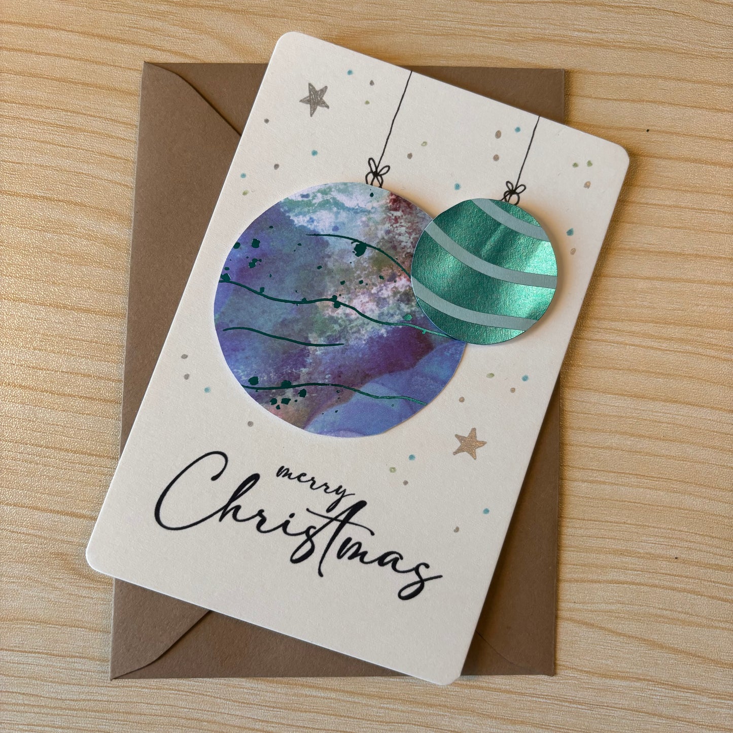 'Merry Christmas' (4x) Christmas Cards