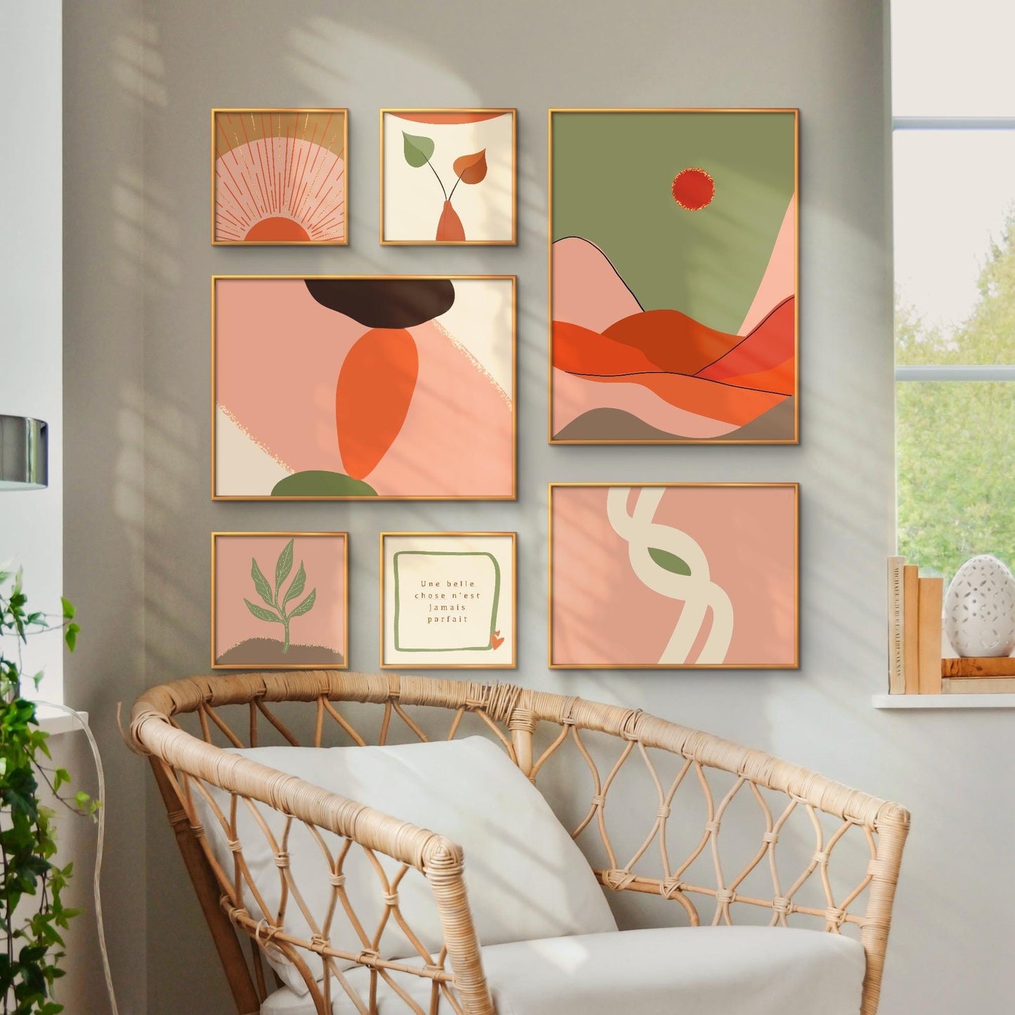 'Balance. Boho Series 01' Print