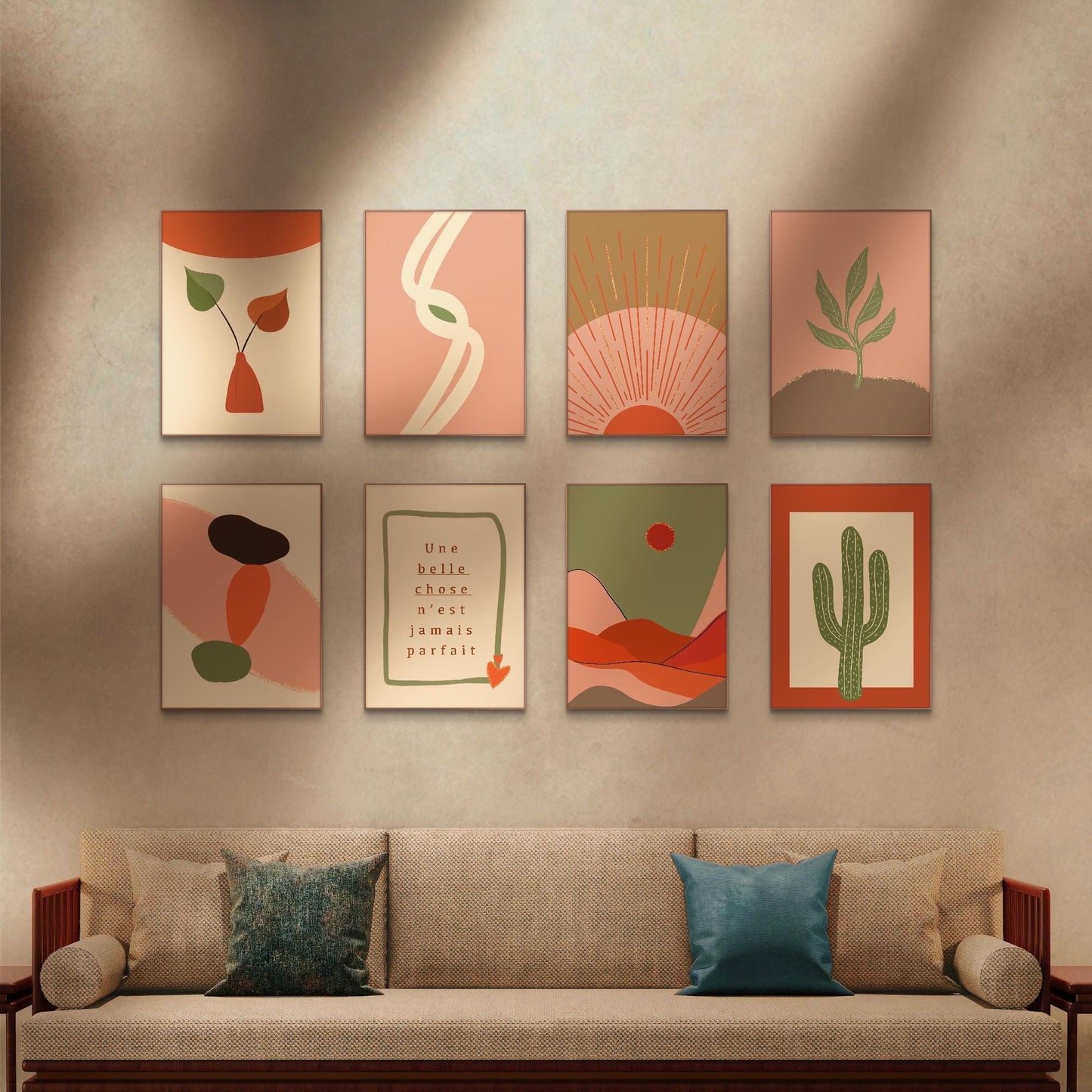 'Balance. Boho Series 01' Print
