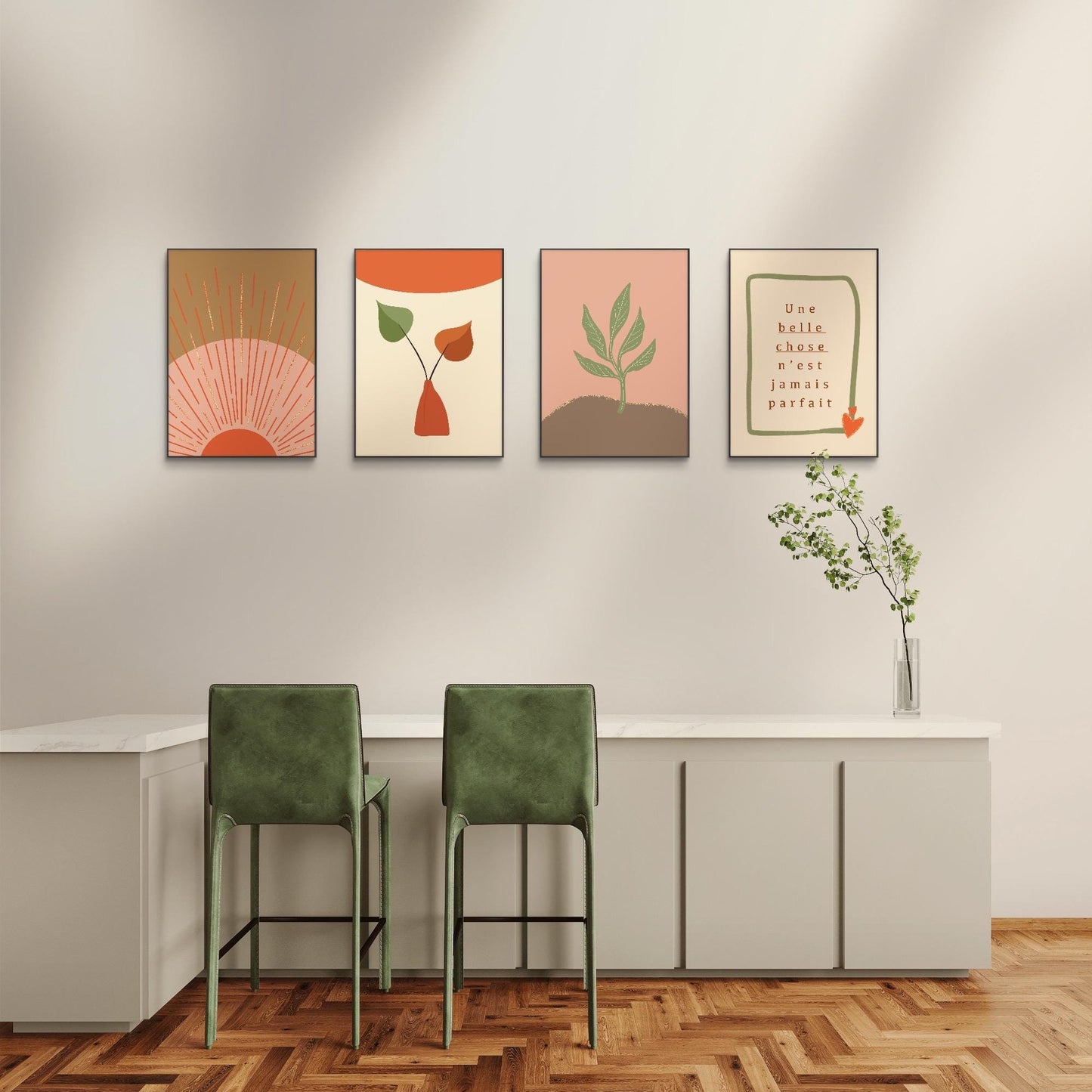 'Balance. Boho Series 01' Print