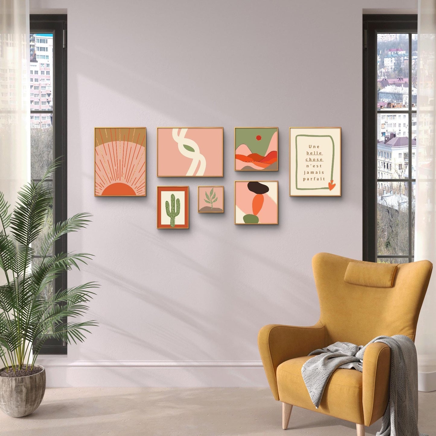 'Balance. Boho Series 01' Print