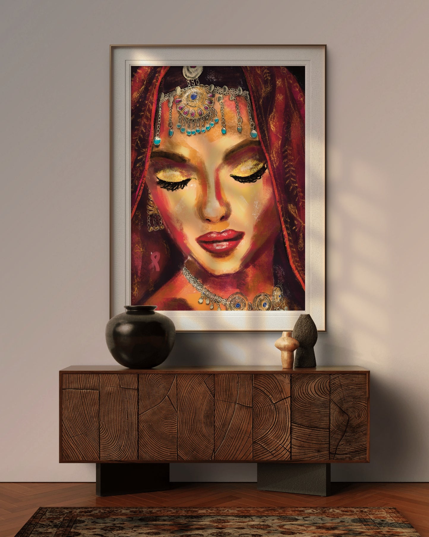 'Indian Princess' Print