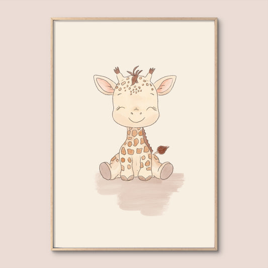 'Baby Giraffe' Print