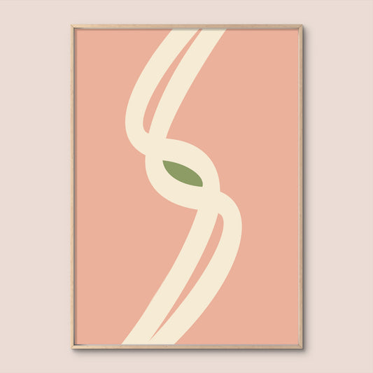 'Swoosh. Boho Series 01' Print