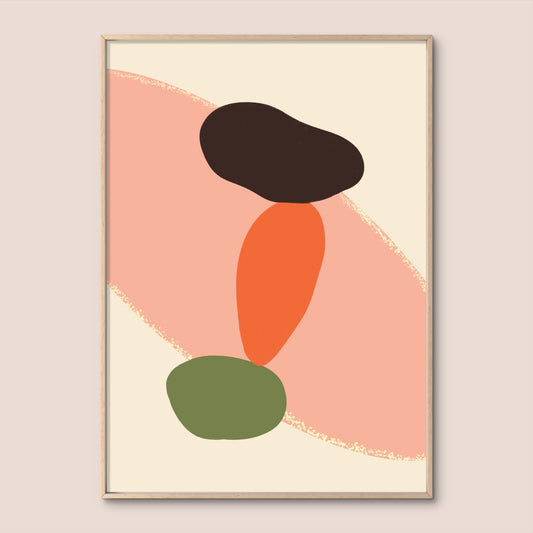'Balance. Boho Series 01' Print
