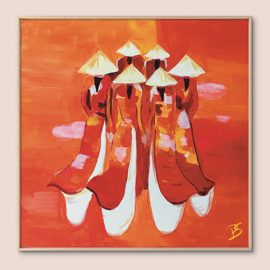 'Vietnamese Women' Painting