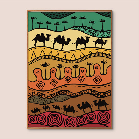 ‘Camels’ Print