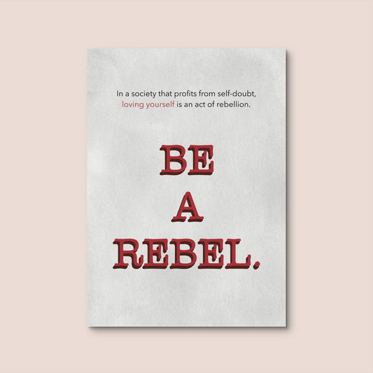 ‘Be a Rebel’ Postcard