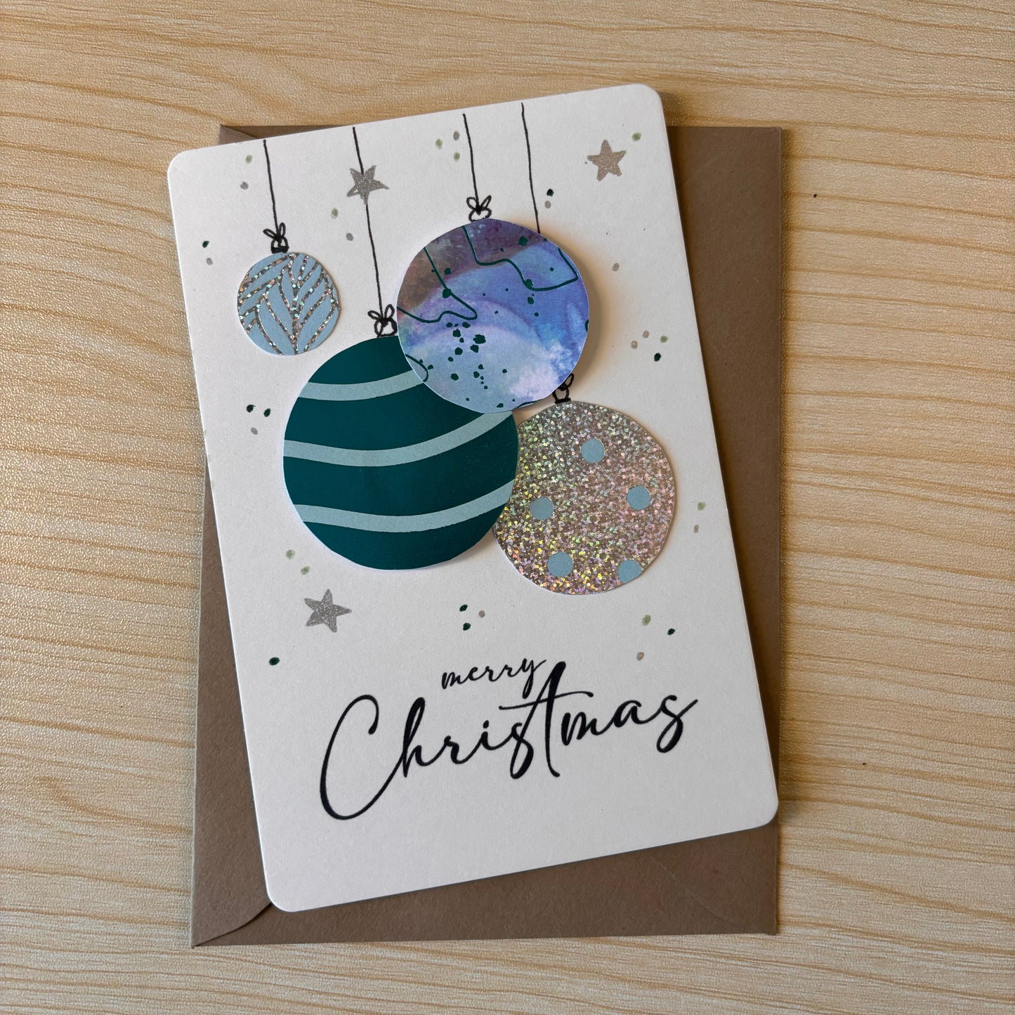 'Merry Christmas' (4x) Christmas Cards