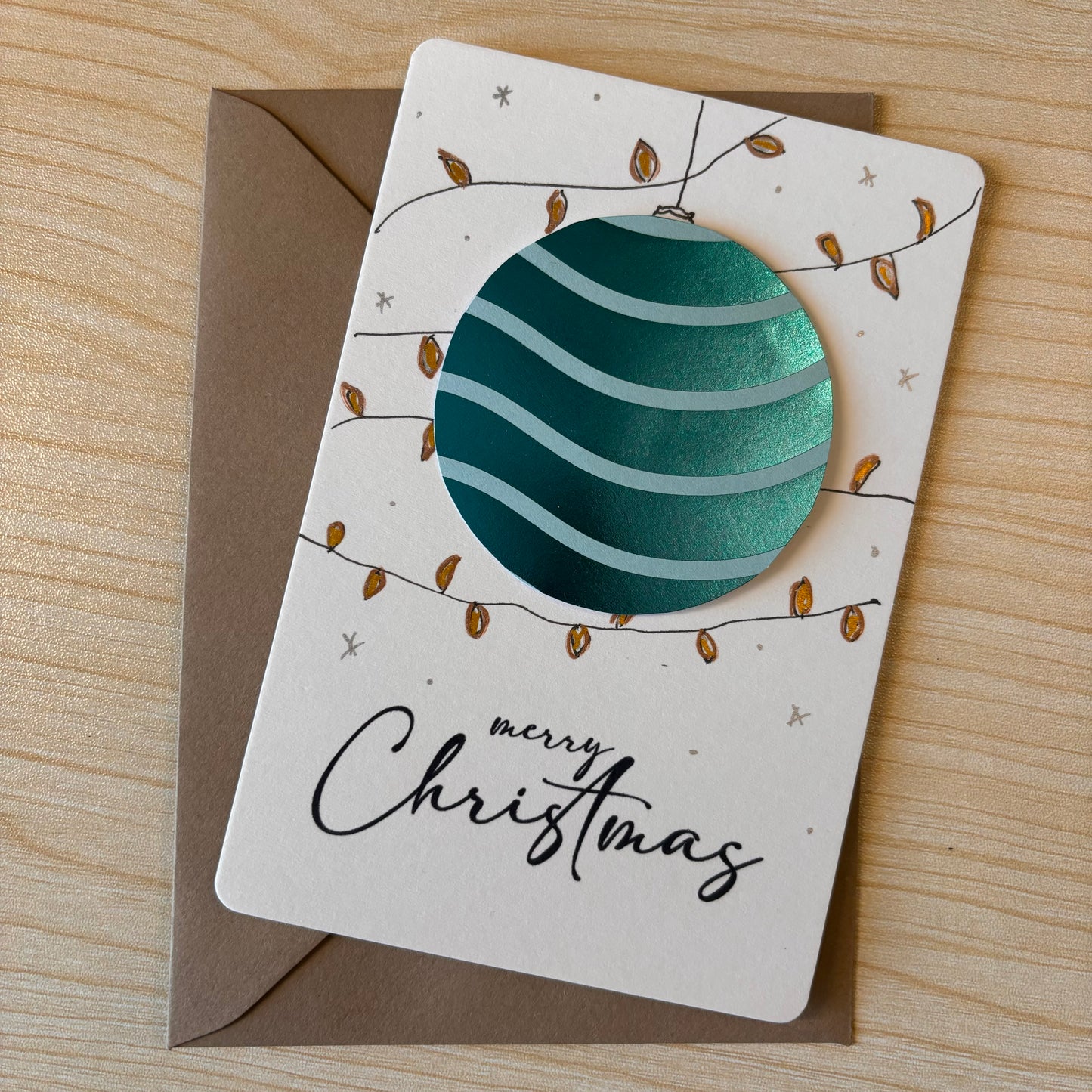 'Merry Christmas' (4x) Christmas Cards