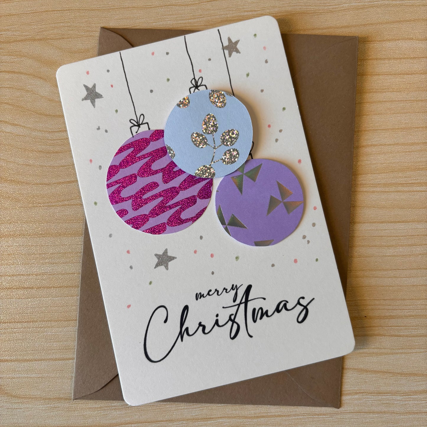 'Merry Christmas' (4x) Christmas Cards
