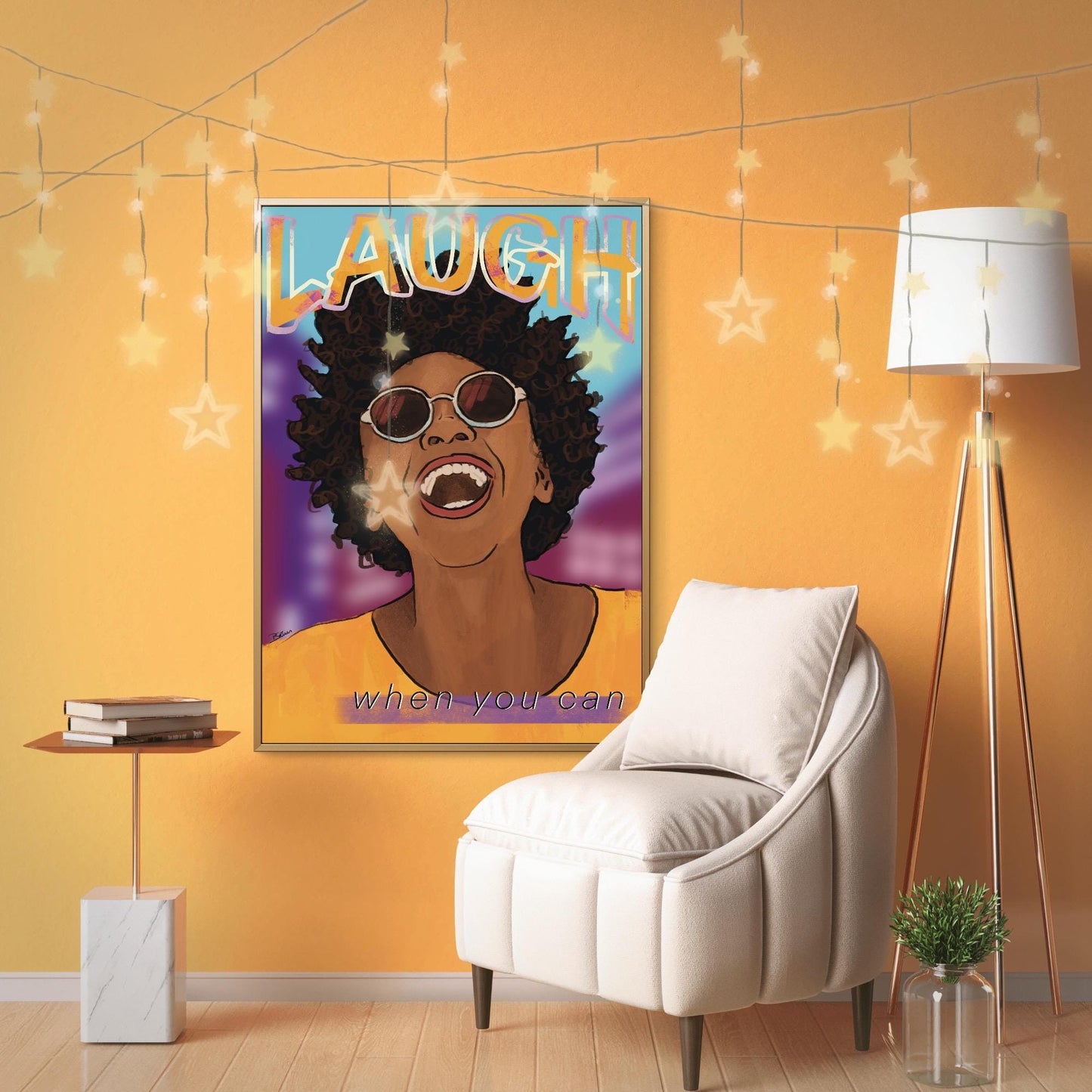'Laugh When You Can' Print