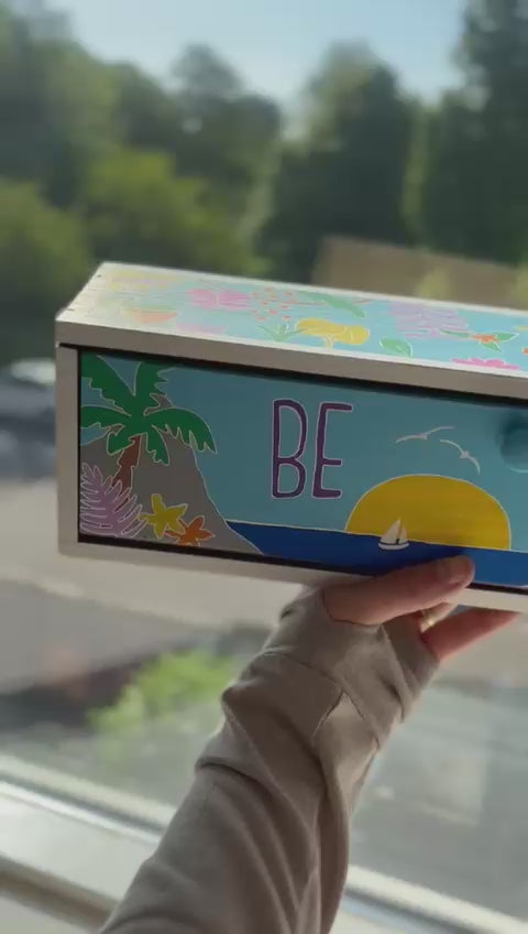 Upcycled tea box